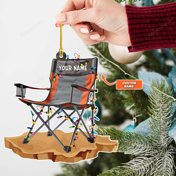 Camper Chair Camping Personalized Acrylic Ornament