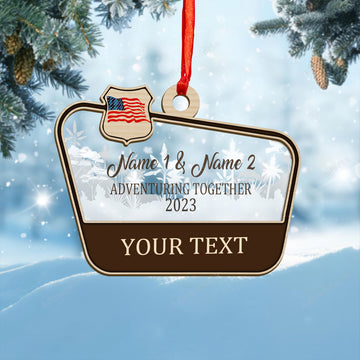 Adventure Memories Personalized Suncatcher Ornament