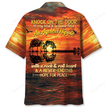 Ageless Hippie Guitar Hawaiian Shirt