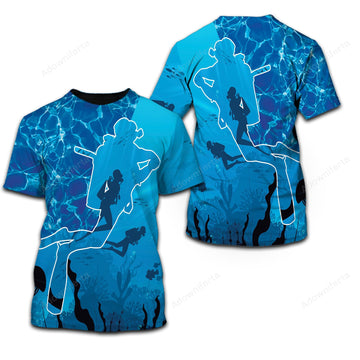 Scuba Diving Water T-Shirt For Men & Women