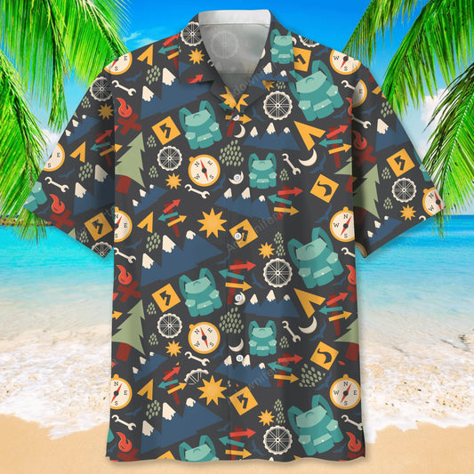 Camping Discover Hawaiian Shirt