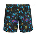 Basketball Set Neon beach hawaiian shorts
