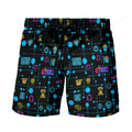 Basketball Set Neon beach hawaiian shorts