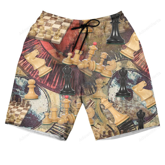 Chess Vintage Hawaiian Shorts