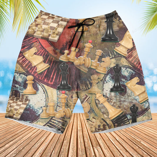 Chess Vintage Hawaiian Shorts