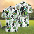Funny Bigfoot Golf Polo Shirt For Men