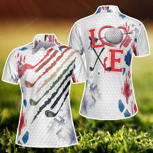 Love Golf Polo Shirt For Women