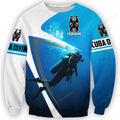 Personalized Name Scuba Diving Ocean All Over Printed