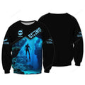 Custom Scuba Diving Ocean All Over Print Shirt