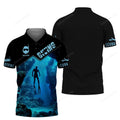 Custom Scuba Diving Ocean All Over Print Shirt