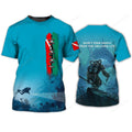 Scuba Diving Beach All Over Print Shirt
