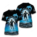 Diving With Dolphins T-Shirt For Men & Women