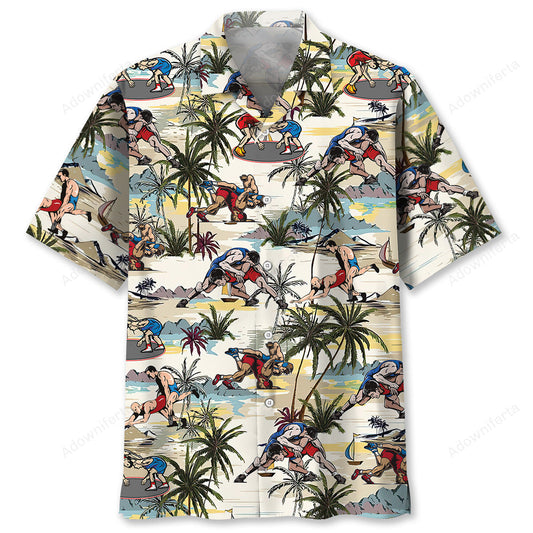 Desert Palm Tree Wrestling Shirt