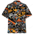 Abstract Quarter Midget Race Car Hawaiian Shirt