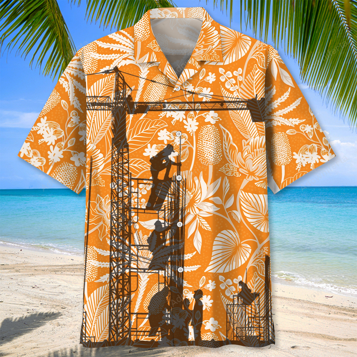 A Legendary Construction Worker Has Retired Hawaiian Shirt