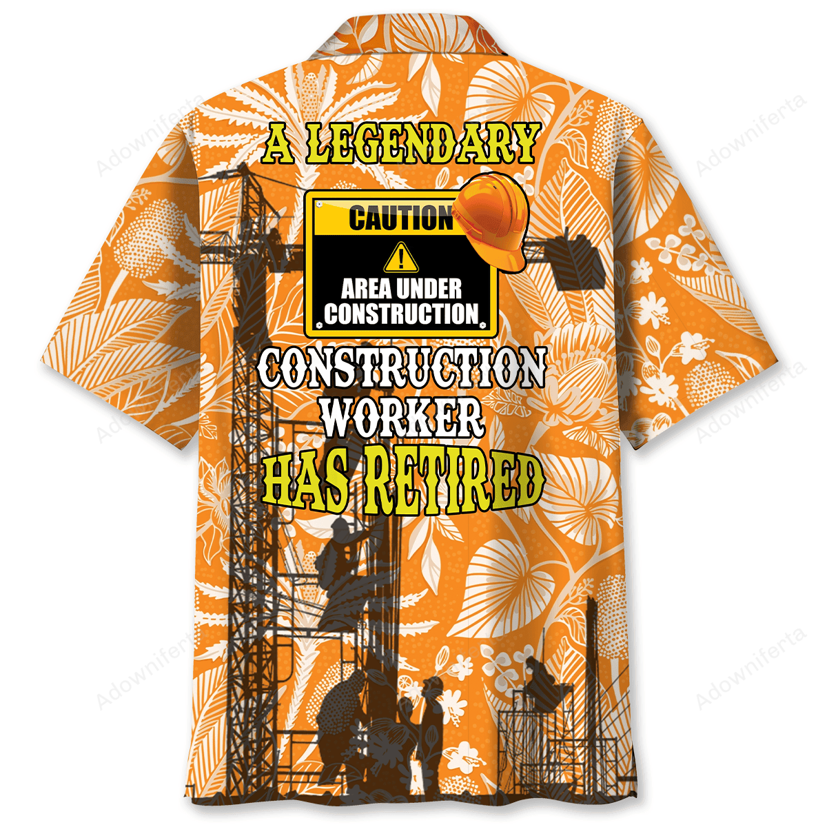 A Legendary Construction Worker Has Retired Hawaiian Shirt