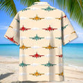 Airplane Color Hawaiian Shirt