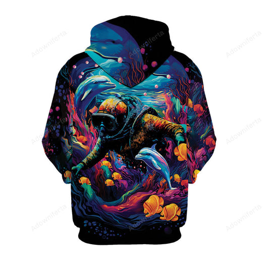 Diving Art All Over Print