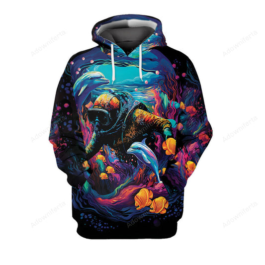 Diving Art All Over Print