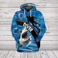Diving With Shark All Over Print