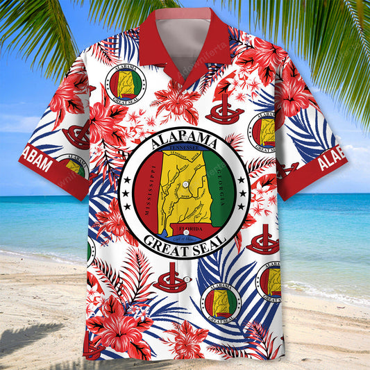 Alabama State Proud Hawaiian Shirt