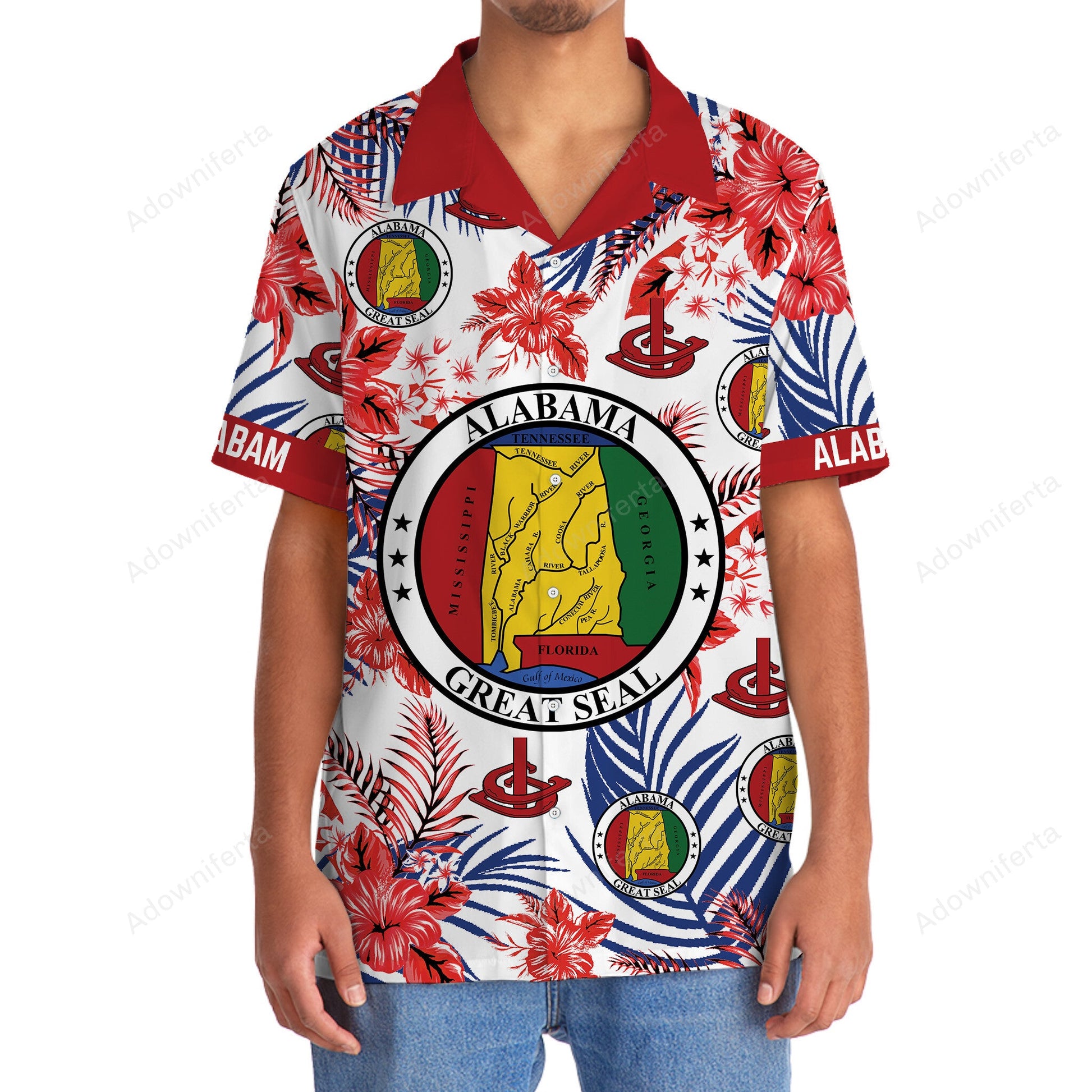 Alabama State Proud Hawaiian Shirt