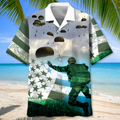 Airborne Veteran Hawaiian Shirt