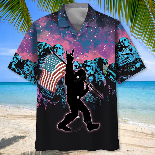 Bigfoot American Proud Hawaiian Shirt