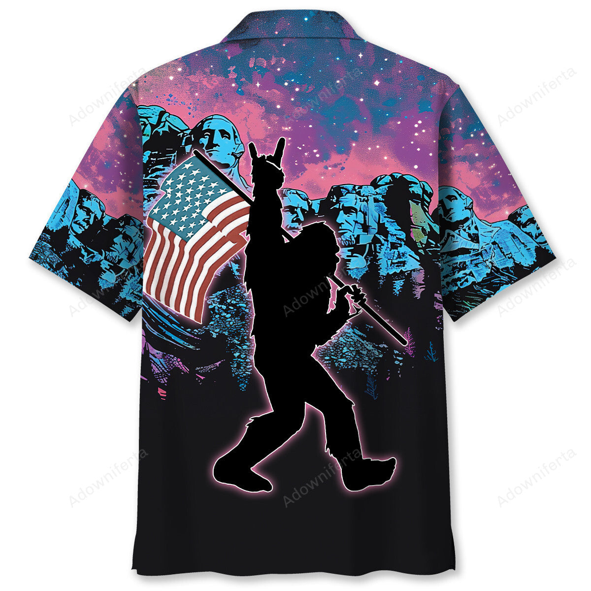 Bigfoot American Proud Hawaiian Shirt