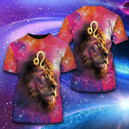 Zodiac Leo Lion T-Shirt For Men & Women