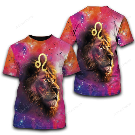 Zodiac Leo Lion T-Shirt For Men & Women