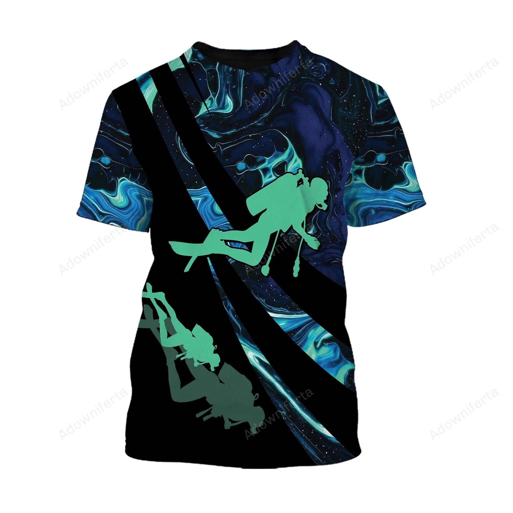 Scuba Diving Back In The Ocean T-Shirt For Men & Women