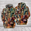 Abstract Chess Hoodie All Over Print