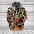 Abstract Chess Hoodie All Over Print