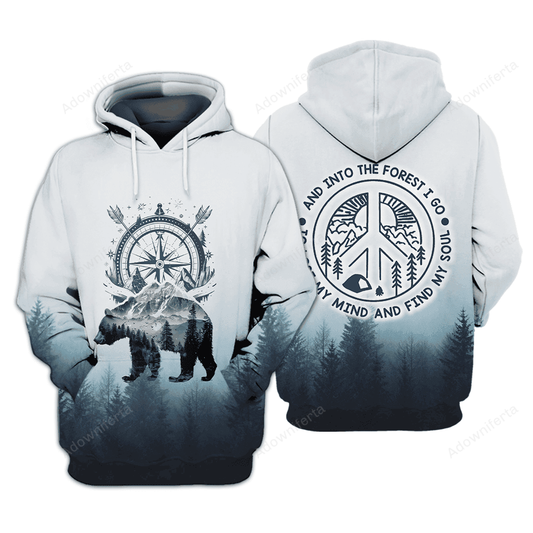 Camping Chill To Lost My Mind and Find My Soul All Over Print Shirt